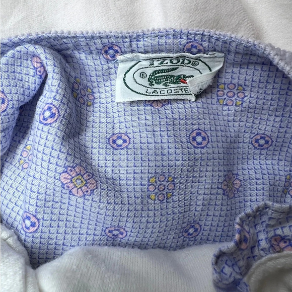 Vintage Izod Lacoste Corduroy Overalls Shirt Set - Picture 13 of 13